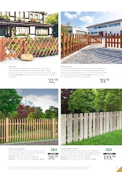 Gartenzaun im RHG Baucentrum Prospekt in Plauen Aktueller RHG Baucentrum Prospekt mit Gartenzaun, "Der Katalog für Gartengestaltung, Gartenpflege und Gartenfreizeit.", Seite 87