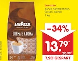 ganze Kaffeebohnen bei Netto Marken-Discount im Hessisch Lichtenau Prospekt für 13,79 €