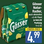 Natur-Radler im Angebot bei EDEKA in Augsburg Natur-Radler Angebote von Gösser bei EDEKA Augsburg für 4,99 €