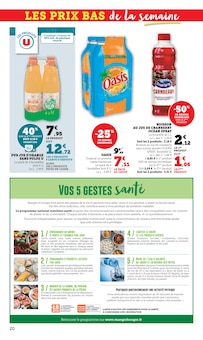 Promotion Fromage râpé dans le prospectus Super U, valable du 10/02/2026 au 22/02/2026 Promo Fromage râpé dans le catalogue Super U du moment à la page 20