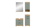 Badmöbel-Set SCHLOONSEE 4 teilig bestehend aus: Waschbeckenunterschrank Spiegel Unterschrank Hängeschrank Schloonsee im aktuellen Höffner Prospekt für 349,00 €