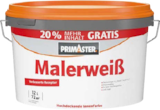 Malerweiß von Primaster im aktuellen Globus-Baumarkt Prospekt