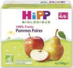 Coupelles de fruits des 4 mois bio - HIPP dans le catalogue Super U