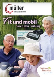 Orthopädie Müller GmbH Sanitätshäuser Prospekt der aktuellen Woche mit 6 Seiten, gültig von 11.03.2026 bis 31.05.2026, in Fürth und Umgebung Aktueller Orthopädie Müller GmbH Sanitätshäuser Prospekt in Fürth und Umgebung, "Fit und mobil durch den Frühling" mit 6 Seiten, 11.03.2026 - 31.05.2026