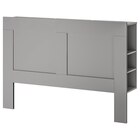 Aktuelle Bett Angebote bei IKEA in Mainz Aktuelles Kopfteil mit Ablage grau 140 cm Angebot bei IKEA in Mainz ab 100,00 €