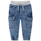 Baby Pull-on-Jeans mit Elastikbund bei Ernstings family im Miesbach Prospekt für 15,99 €