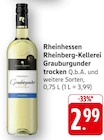 Grauburgunder trocken im aktuellen Prospekt bei EDEKA in Bickendorf