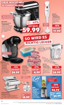 Küchenmaschine Bosch Angebot im aktuellen Kaufland Prospekt auf Seite 32
