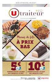 Catalogue Supermarchés U Express en cours à Plouzévédé et alentours, "Menus de fête à prix bas", 32 pages, 19/11/2024 - 31/12/2024