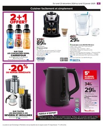 Prix et réduction Bouilloire dans le prospectus Carrefour en cours Offre Bouilloire dans le catalogue Carrefour du moment à la page 9