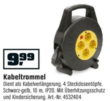 Kabeltrommel bei OBI in Minden Kabeltrommel im Angebot bei OBI Minden für 9,99 €