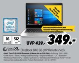 MEDIMAX Frankfurt - EliteBook 840 G6 (HP Refurbished) Angebot im Prospekt EliteBook 840 G6 (HP Refurbished) bei MEDIMAX im Frankfurt Prospekt für 349,00 €