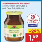 Bio Joghurt im Angebot bei Netto Marken-Discount in Rottenburg Bio Joghurt Angebote von Schwarzwaldmilch bei Netto Marken-Discount Rottenburg für 1,69 €