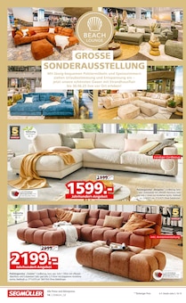 Ecksofa im Segmüller Prospekt "Highlight Angebote" mit 48 Seiten (München)