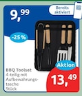 BBQ Toolset für 9,99 € bei budni im Angebot BBQ Toolset im aktuellen budni Prospekt