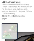 LED-Lichtergirlande für 29,99 € bei Tchibo im Supermarkt im Angebot LED-Lichtergirlande im aktuellen Tchibo im Supermarkt Prospekt