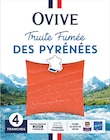 Auchan Supermarché Mutzig - Promo TRUITE FUMÉE DES PYRÉNÉES OVIVE Promo TRUITE FUMÉE DES PYRÉNÉES OVIVE à 5,15 € dans le catalogue Auchan Supermarché à Mutzig