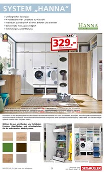 Badmöbel im aktuellen Segmüller Prospekt (Offenbach (Main)) Badmöbel im Segmüller Prospekt "Hauswirtschaftsraum Spezial" mit 10 Seiten (Offenbach (Main))