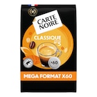 Dosettes de café "Mega Format" - CARTE NOIRE en promo chez Carrefour Market Bergerac à 10,25 €