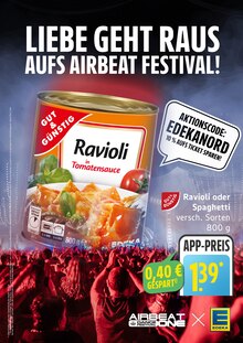 Ravioli im aktuellen EDEKA Prospekt (Lübeck) Ravioli im EDEKA Prospekt "Top Angebote" mit 26 Seiten (Lübeck)