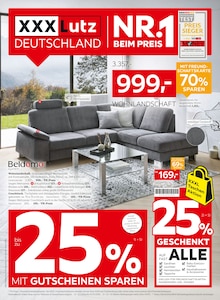 Wohnzimmertisch im XXXLutz Möbelhäuser Prospekt "NR. 1 BEIM PREIS" mit 32 Seiten (Hamburg)