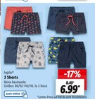 Lidl Oldenburg - 2 Shorts Angebot im Prospekt 2 Shorts bei Lidl im Oldenburg Prospekt für 6,99 €
