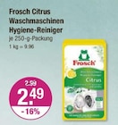 Citrus Waschmaschinen Hygiene-Reiniger Angebote von Frosch bei V-Markt Kempten für 2,49 €