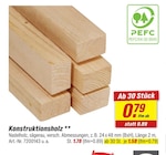 Konstruktionsholz  im aktuellen toom Baumarkt Prospekt für 1,58 €