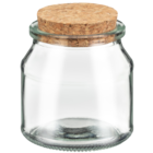 Lot de 6 bocaux en verre avec couvercle en liège dans le catalogue B&M