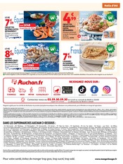 Promos Réfrigérateur dans le catalogue "LES HALLES d'été" de Auchan Supermarché Réfrigérateur en promo dans le catalogue Auchan Supermarché à la page 7