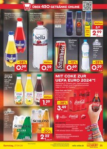 Coca Cola im Netto Marken-Discount Prospekt "Aktuelle Angebote" mit 51 Seiten (Oranienburg)