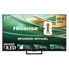 Téléviseur Mini LED 4K* - 139 cm - HISENSE - Carrefour à Saint-Raphaël Téléviseur Mini LED 4K* - 139 cm - HISENSE en promo chez Carrefour Saint-Raphaël à 599,99 €