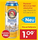 Münchner Hell alkoholfrei von Paulaner im aktuellen Netto Marken-Discount Prospekt