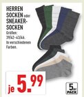 HERREN SOCKEN oder SNEAKER-SOCKEN im Angebot bei Marktkauf in Lemgo HERREN SOCKEN oder SNEAKER-SOCKEN Angebote bei Marktkauf Lemgo für 5,99 €
