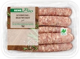 REWE Bio Schweine-Bratwurst im Angebot bei REWE in Bamberg REWE Bio Schweine-Bratwurst Angebote von Naturland bei REWE Bamberg für 5,99 €
