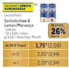 Gorbatschow & Lemon/Maracuja Angebote bei Metro Neustadt für 2,84 €