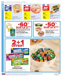 Prix et réduction Roquefort dans le prospectus Carrefour Market en cours Offre Roquefort dans le catalogue Carrefour Market du moment à la page 48