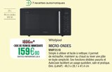 Extra Vimoutiers - Promo Micro-ondes MWP251B Promo Micro-ondes MWP251B à 159,90 € dans le catalogue Extra à Vimoutiers
