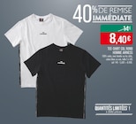 Tee-shirt col rond homme - Airness - Supermarchés Match à Calais Tee-shirt col rond homme - Airness en promo chez Supermarchés Match Calais à 8,40 €
