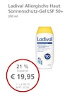 Linda Premiumapotheke Sandhausen - Allergische Haut Sonnenschutz-Gel LSF 50+ Angebot im Prospekt Allergische Haut Sonnenschutz-Gel LSF 50+ bei Linda Premiumapotheke im Sandhausen Prospekt für 19,95 €