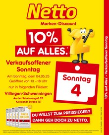 Netto Marken-Discount Prospekt "10% auf ALLES." mit  Seiten (Villingen-Schwenningen)