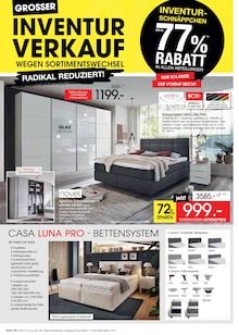 Kleiderschrank im aktuellen Zurbrüggen Prospekt (Bottrop) Kleiderschrank im Zurbrüggen Prospekt "INVENTUR VERKAUF" mit 38 Seiten (Bottrop)