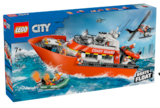 Le bateau de sauvetage et l’hélicoptère des garde-côtes - LEGO CITY - La Grande Récré à Valence Le bateau de sauvetage et l’hélicoptère des garde-côtes - LEGO CITY en promo chez La Grande Récré Valence à 99,99 €