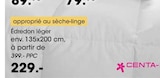 Édredon léger - CENTA-STAR - Möbel Martin à Metz Édredon léger - CENTA-STAR en promo chez Möbel Martin Metz à 229,00 €