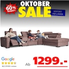 Polstergarnitur im Seats and Sofas Prospekt Royal Ecksofa von Seats and Sofas im aktuellen Seats and Sofas Prospekt für 1.299,00 €