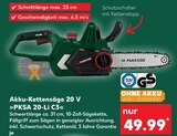 Akku-Kettensäge 20 V »PKSA 20-Li C3« Angebote von PARKSIDE bei Kaufland Halberstadt für 49,99 €