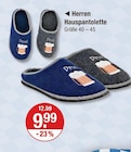 Herren Hauspantoletten im aktuellen V-Markt Prospekt für 9,99 €