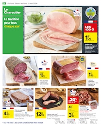 Offre Rôti de porc cuit dans le catalogue Carrefour du moment à la page 38