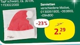 Servietten bei ROLLER im Stuhr Prospekt für 2,29 €