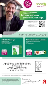 Aktueller mea - meine apotheke Prospekt "Unsere November-Angebote" für Wuppertal Aktueller mea - meine apotheke Prospekt für Wuppertal mit Seiten